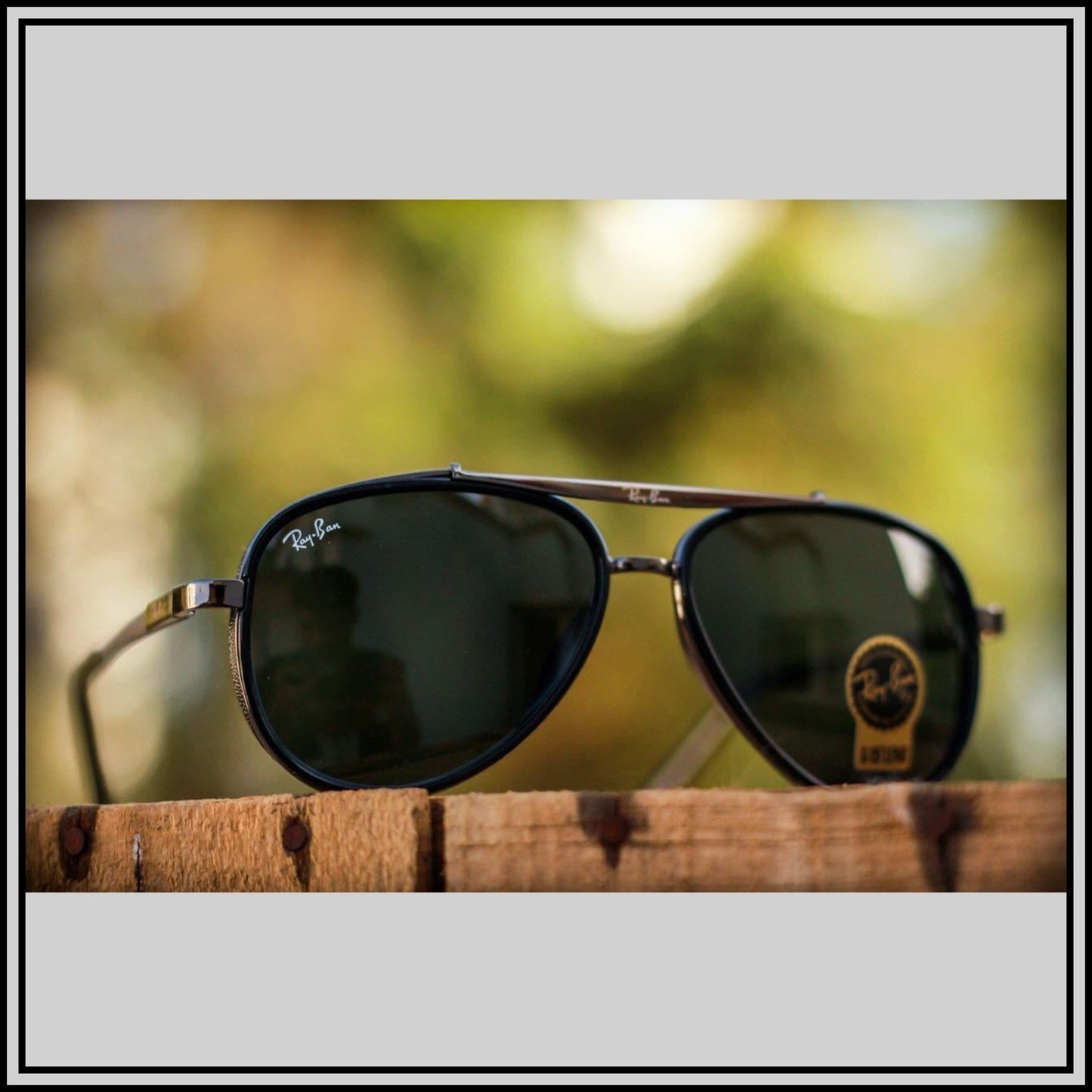 RAY-BAN Black & Black ( 4414 ) New 26-mm Men's Sunglasses.
