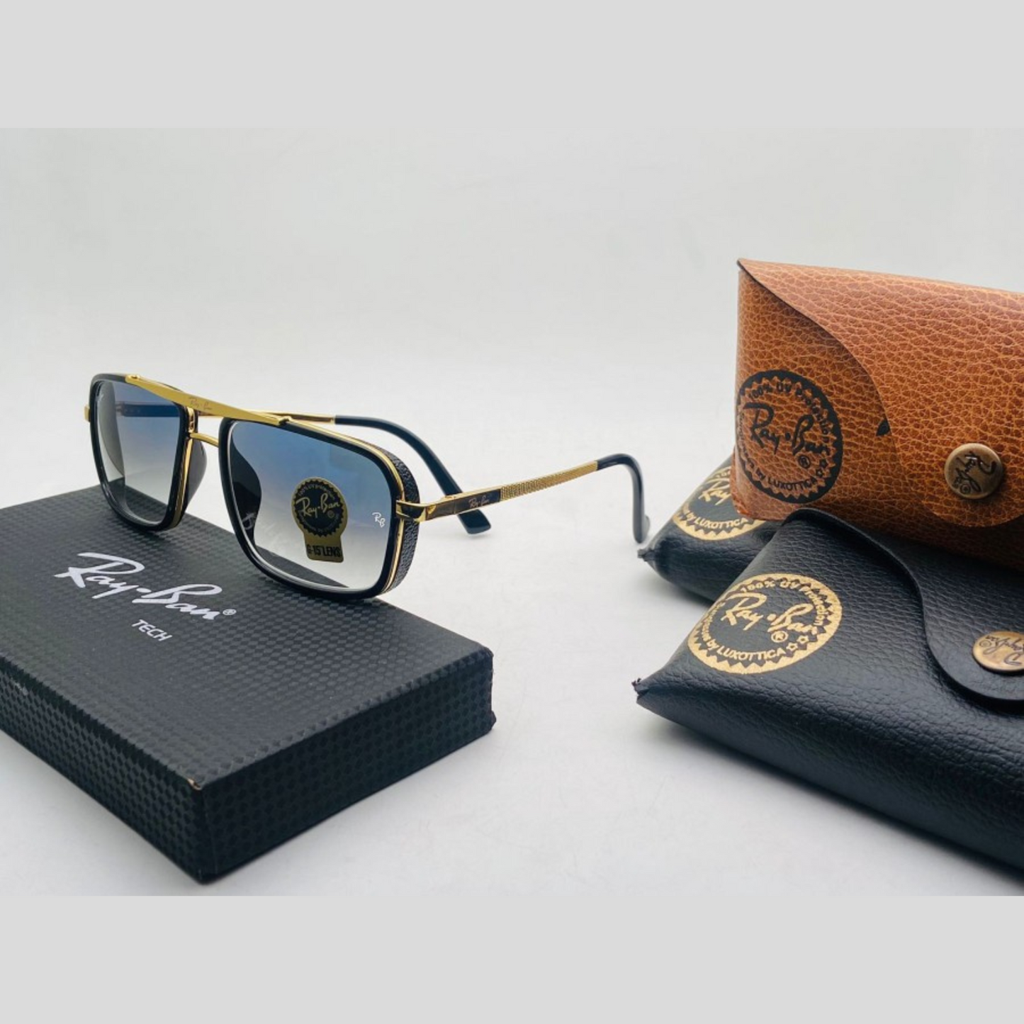 New Stylish Branded Stop Ray With 100% UV Ban Square Side Cap 4413 luxury Men & Women Sunglass