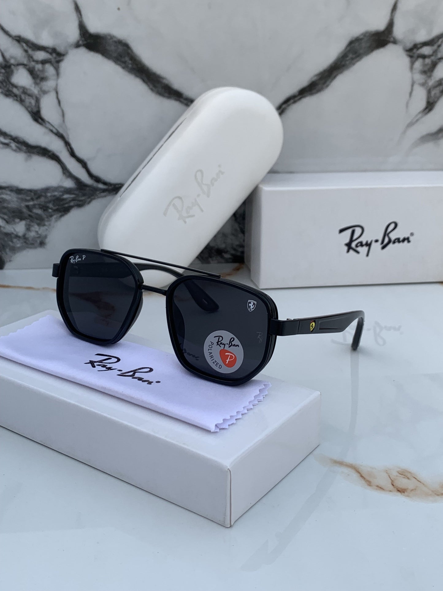 Ray Ban Fancy Sunglass For Daily Causal Evergreen UV Protected For Unisex