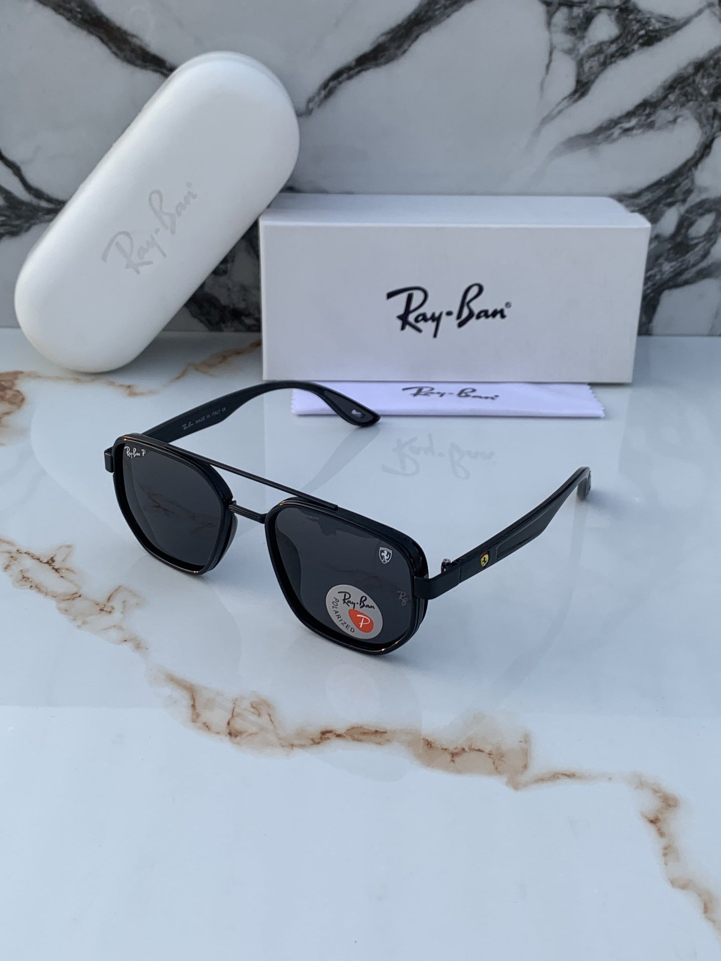 Ray Ban Fancy Sunglass For Daily Causal Evergreen UV Protected For Unisex