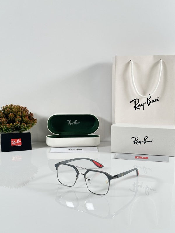 Ray Ban Fancy Grey Clear Eyewear For Daily Causal Evergreen UV Protected For Unisex.