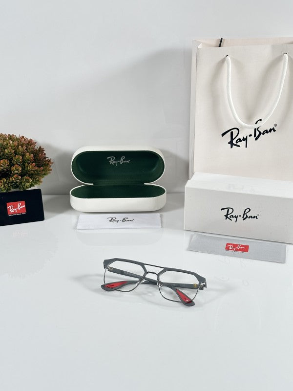 Ray Ban Fancy Grey Clear Eyewear For Daily Causal Evergreen UV Protected For Unisex.