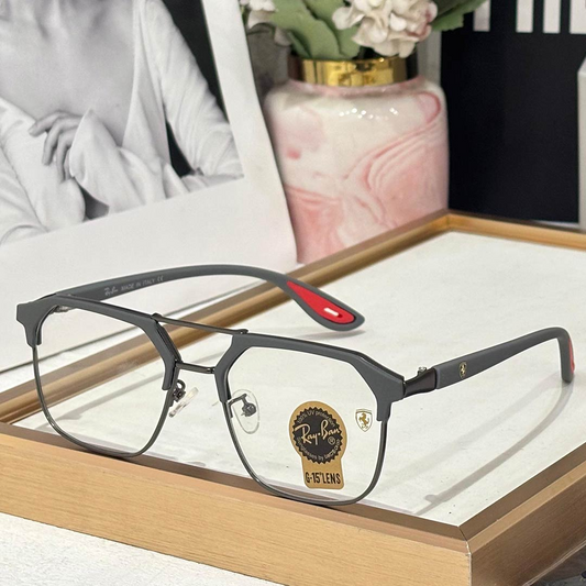 Ray Ban Grey Clear Eyewear For Daily Causal Evergreen UV Protected For Unisex.